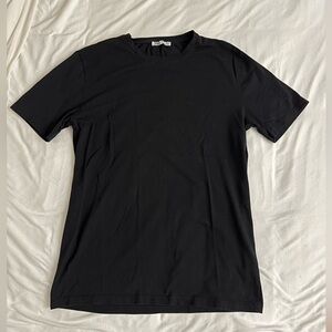 Zara Plain Black T-Shirt Size Large